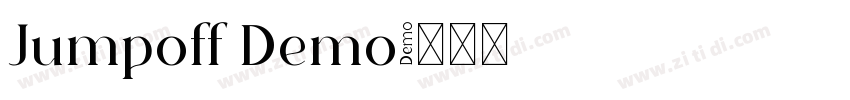 Jumpoff Demo字体转换